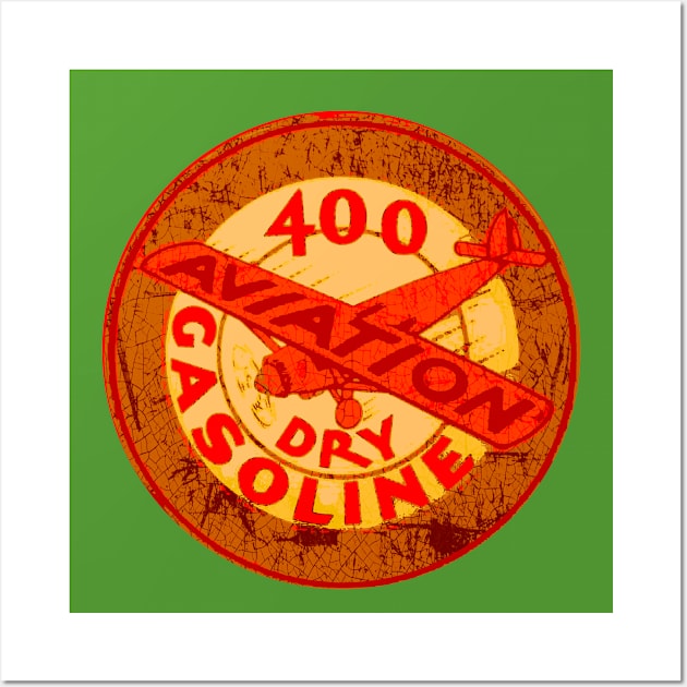 400 Aviation Gas Wall Art by Midcenturydave